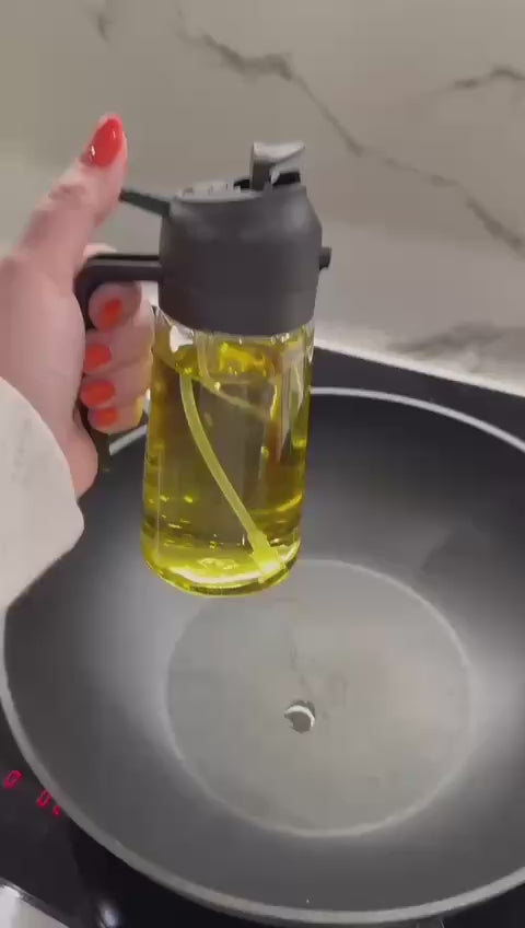 2 in 1 Oil Sprayer Bottle video